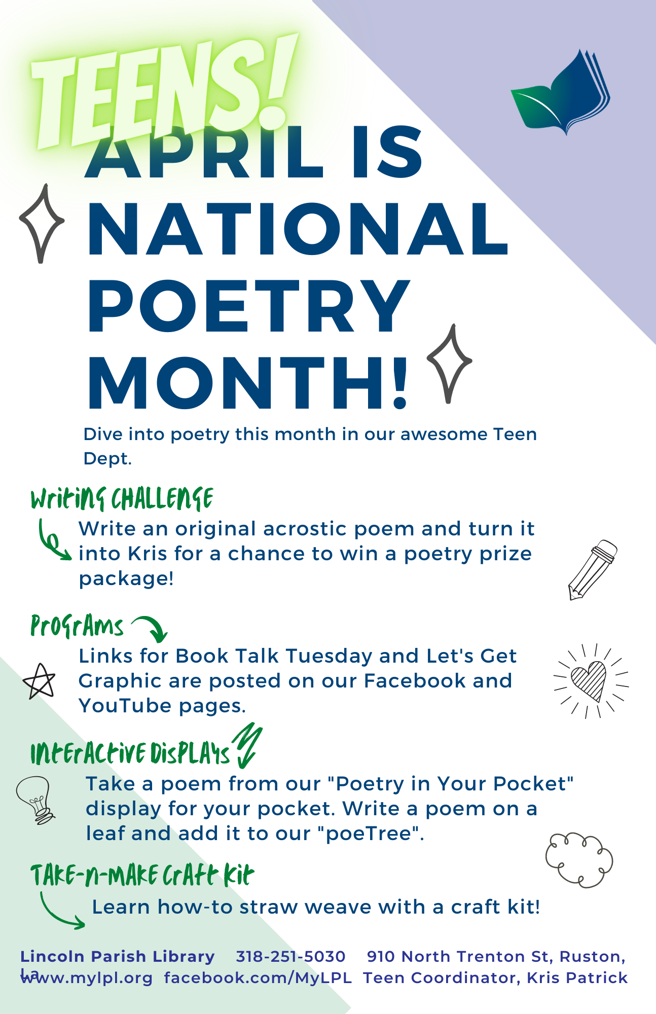 April is national poetry month & I've created poetry prompts for you for  every day of the month 🌸 Save, share & use these prompts however…
