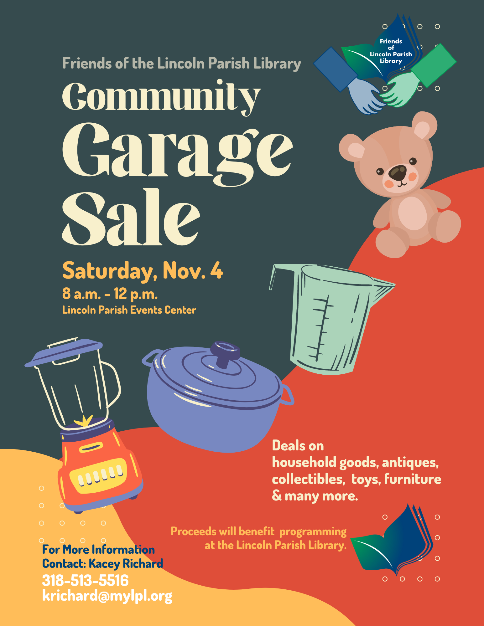 Fall Community Garage Sale Lincoln Parish Library