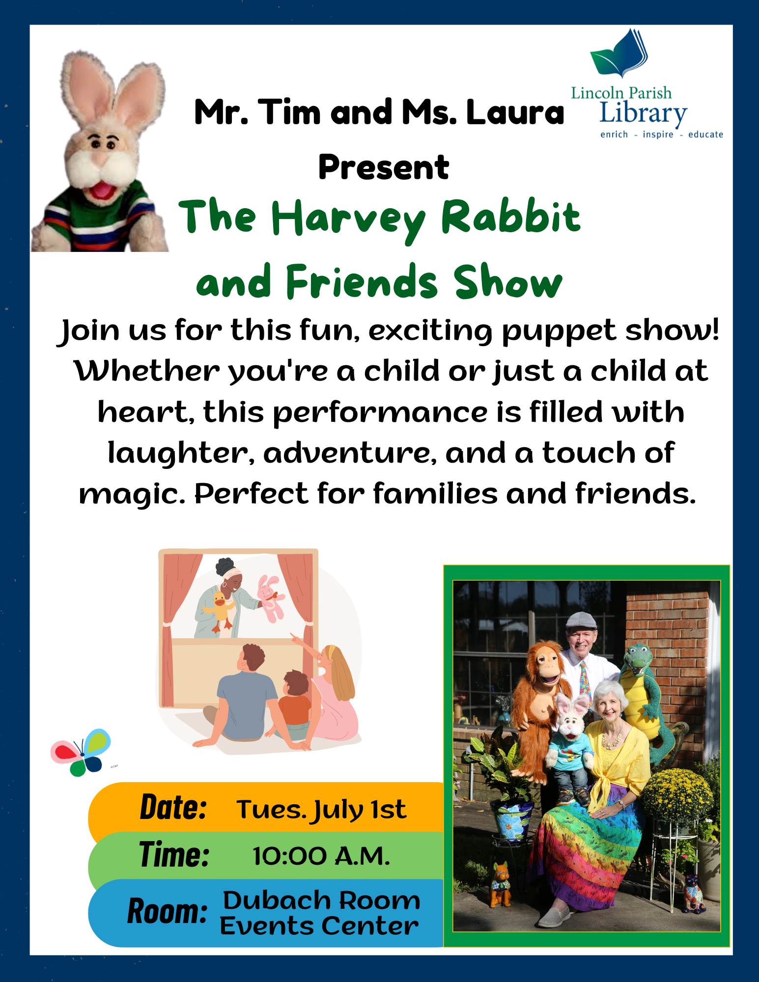 Harvey Rabbit & Friends - Lincoln Parish Library
